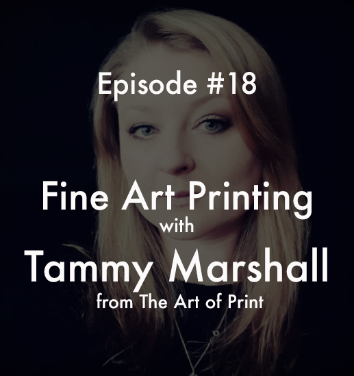 Unsung Art Podcast printing with tammy